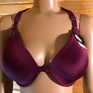 Lot of 3 Angelina Front Clasp Lace Back Bra  NWT